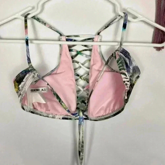 The Bikini Lab High Neck Bikini Top Floral Small - Picture 5 of 5